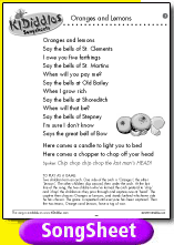 Oranges And Lemons Song And Lyrics From Kididdles